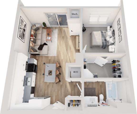 1Bed 1Bath_14 at Lochner Apartments, White Bear Lake