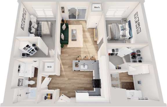 2Bed 2Bath_4 at Lochner Apartments, Minnesota, 55110