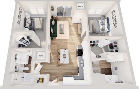 2Bed 2Bath_7 at Lochner Apartments, MN, 55110