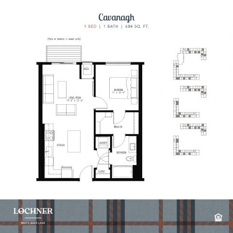 1Bed 1Bath_7 at Lochner Apartments, White Bear Lake