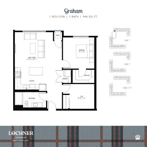 1Bed 1Bath_15 at Lochner Apartments, Minnesota, 55110