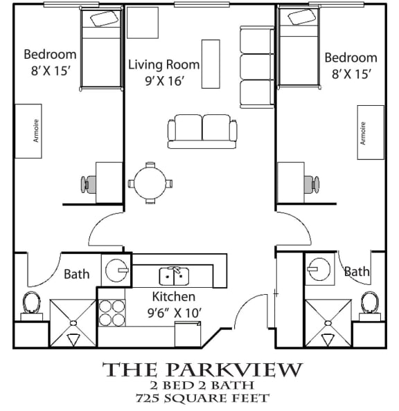 Floor Plan  the parkview second floor plan