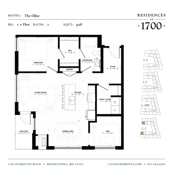 the floor plan of the apartment