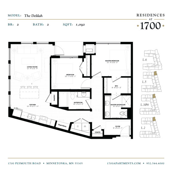 the floor plan of the residence