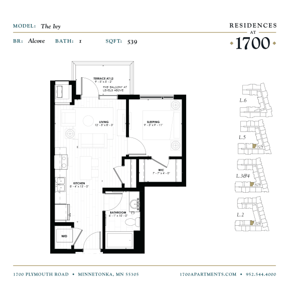 the floor plan of the apartment