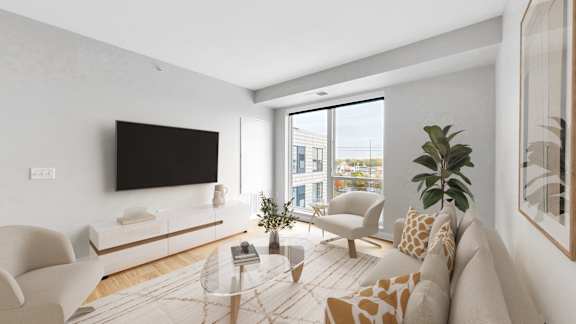 Spacious Living Area at The Rosalyn | Affordable 55+ Apartments in Bloomington, Minnesota