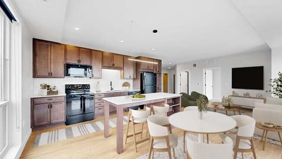 Eat in Kitchen at The Rosalyn | Affordable 55+ Apartments in Bloomington, Bloominton, MN
