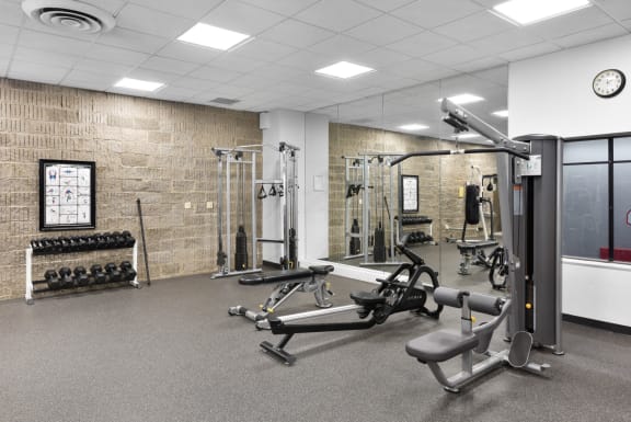 Fitness Center With Updated Equipment at The Tarnhill, Bloomington