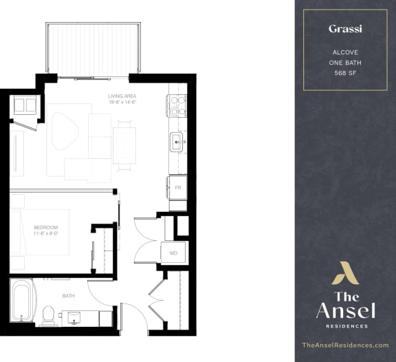 Alcove Grassi Floor Plan at The Ansel Residences, Vadnais Heights