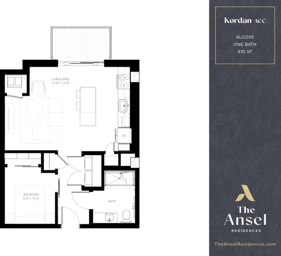 Kordan ACC Floor Plan at The Ansel Residences, Vadnais Heights, MN, 55126