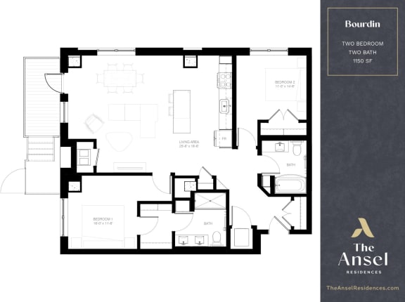 Bourdin Floor Plan at The Ansel Residences, Minnesota