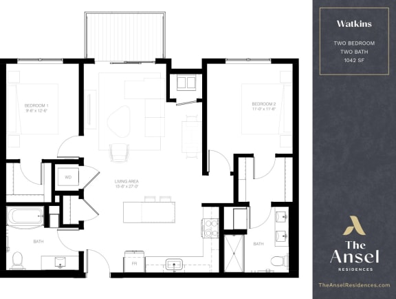Watkins Floor Plan at The Ansel Residences, Vadnais Heights, 55126