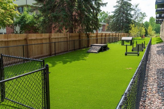 Dog Park at The Exchange Apartments, New Brighton Minnesota