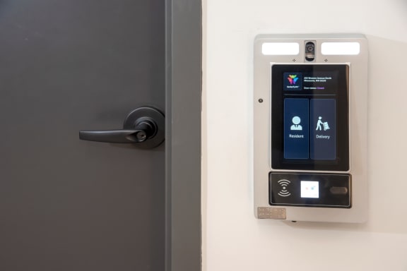 package system at The Hill Apartments, Saint Paul