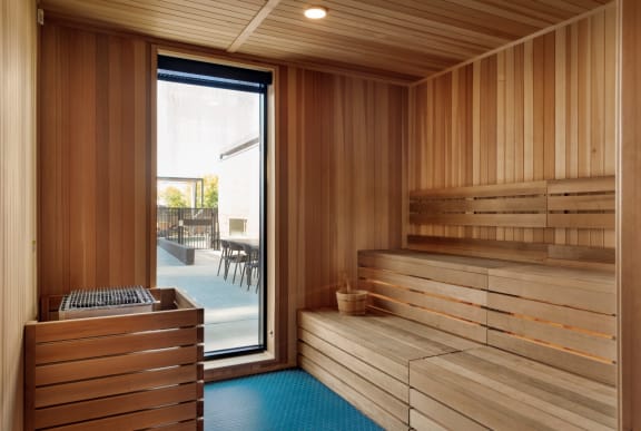 Sauna at The Mason, St. Paul, Minnesota