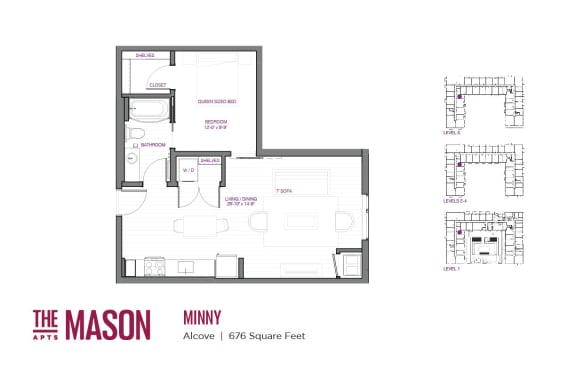 Minny Floor Plan at The Mason, Minnesota, 55114