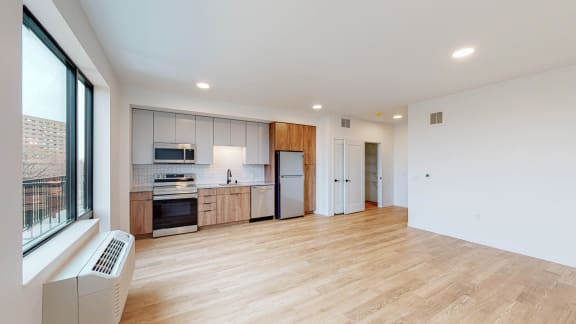 Engineered Wood Flooring at The Mason, Minnesota, 55114
