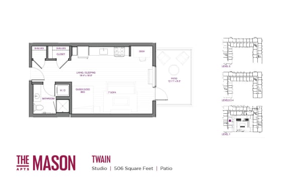 Twain Floor Plan at The Mason, Minnesota, 55114
