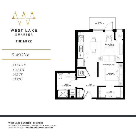 the floor plan of westlake court the mezz