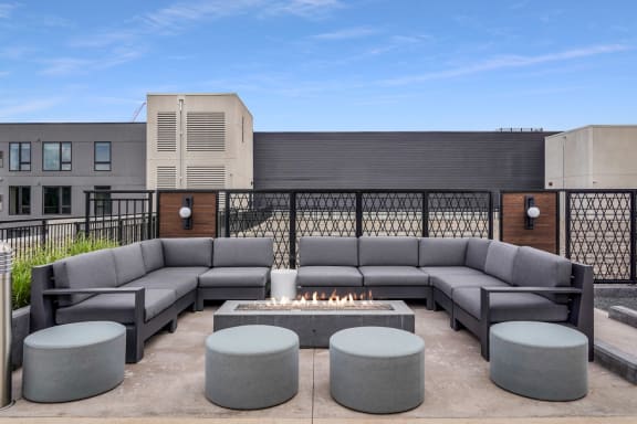 Outdoor Lounge With Firepit at The Original at West Lake Quarter, Minneapolis, 55416