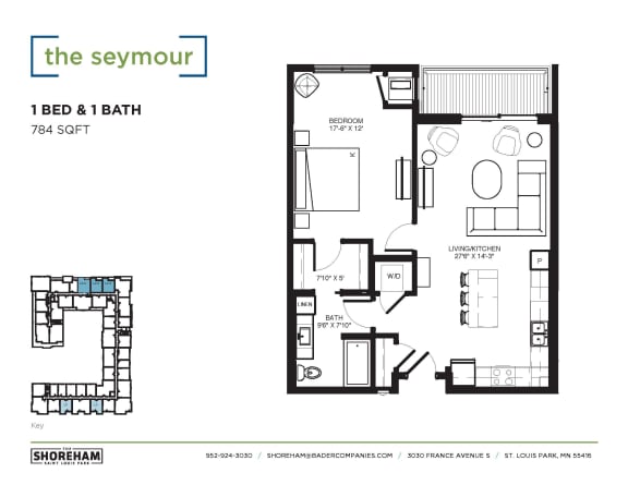 Floor Plan  the floor plans of the bedrooms of the apartment