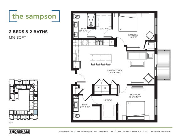 Floor Plan  The Sampson