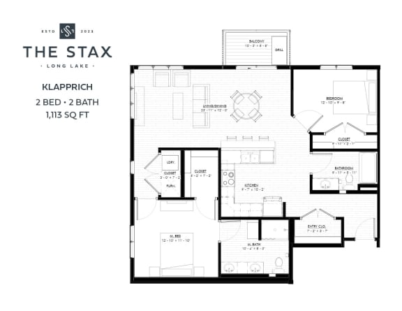 Klapprich Floor Plan at The Stax of Long Lake, in Minnesota 55356