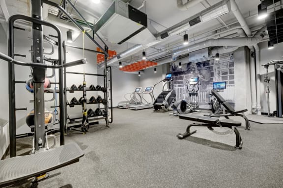 the gym at the case building at 3131 main st. in deep ellum