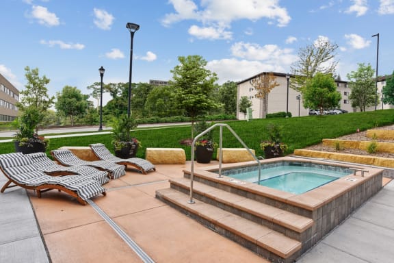 take a dip in the pool at villas at houston levee west apartments in cord