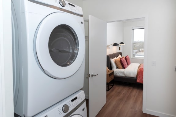 Washer & Dryer In Every Apartment at Tyler Street Stacks, Minneapolis Minnesota