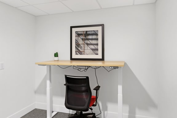 Work From Home Setup at Tyler Street Stacks, Minnesota