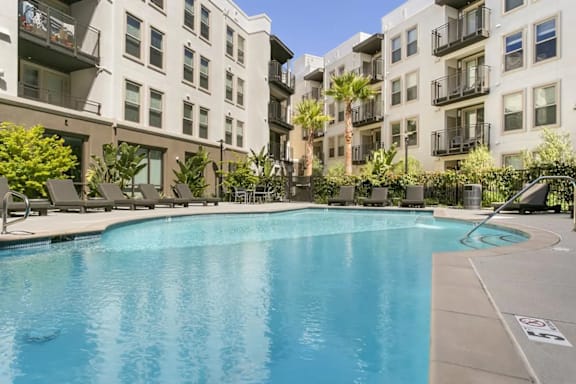 Outdoor Swimming Pool at Cirrus Redwood City, California, 94061
