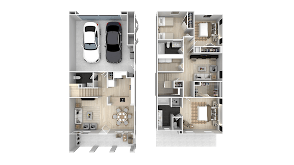 Floor Plan  Floor Plan 3 at The Vines at Riverpark, LLC, Oxnard