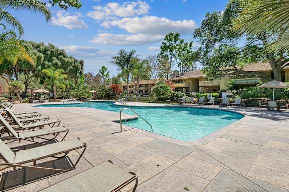 Swim at Summerwood Apartments, Santa Clara