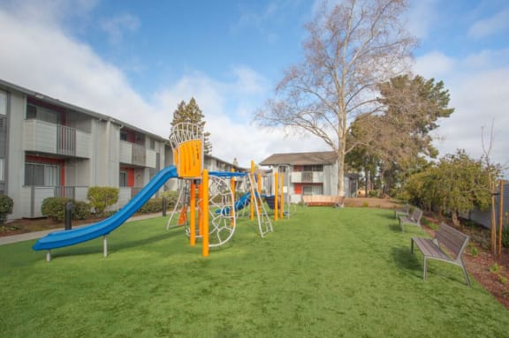 our apartments have a playground for your kids to play at Sunnyvale Crossings Apartments, LLC, Sunnyvale, CA