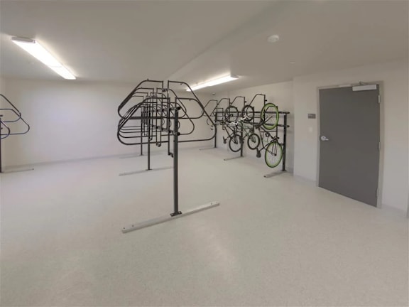 Bike Storage Area at Catalyst Mountain View, Mountain View, CA 94040