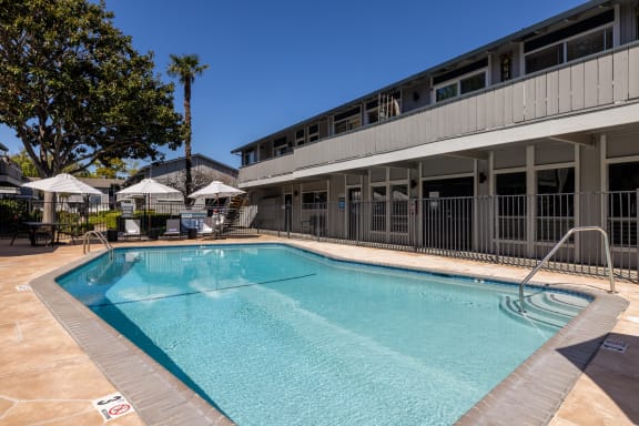 the swimming pool at the resort at longboat key club at Campbell West Apartments, Campbell, CA