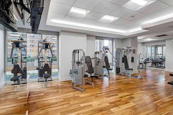 Well-equipped Gym at MARC Apartments, New York