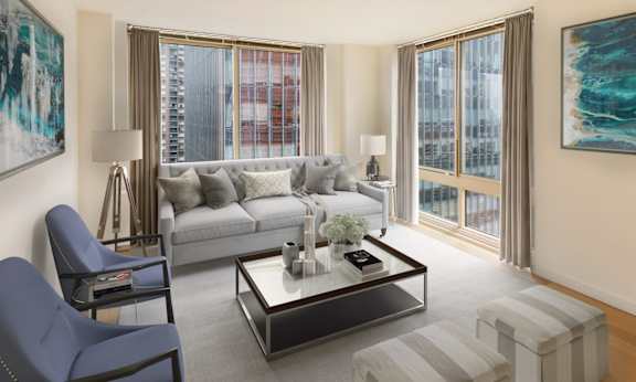 Main Living Room at MARC Apartments, New York, New York