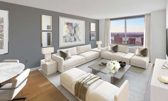 Living Area at MARC Apartments, New York, 10019