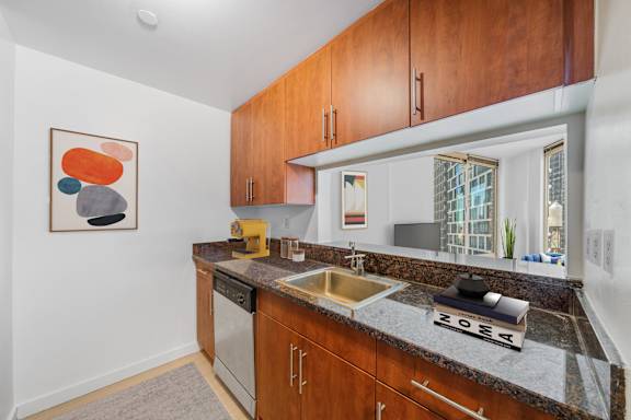 Functional Kitchen at MARC Apartments, New York, NY, 10019