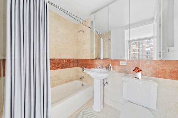 Full Bathroom at MARC Apartments, New York, 10019