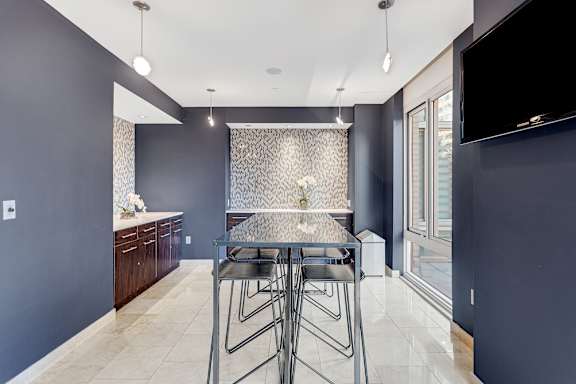 Modern Dining Room at MARC Apartments, New York, New York