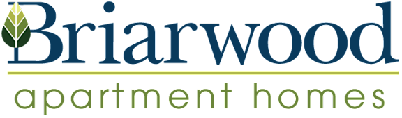 The image is of a logo for Briarwood Apartment Homes.