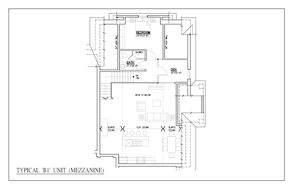 the floor plan of the unit