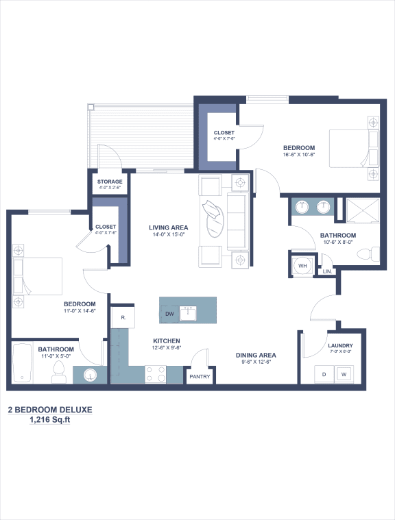 blueprint of a floor plan of a house