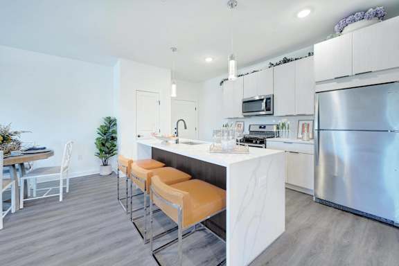 Modern Kitchen at The Franklin at Hillsborough Apartments, New Jersey