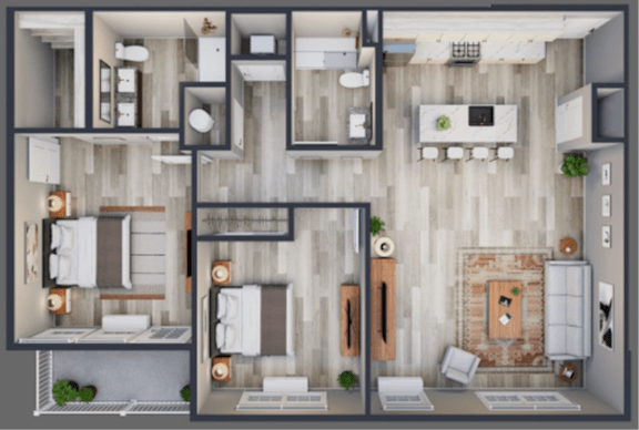 2Bed 2Bath-H at The Franklin at Hillsborough Apartments, NJ,08844