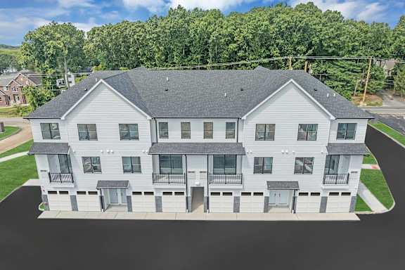 Large white building at The Franklin at Tenafly, Tenafly, New Jersey
