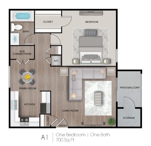 The Aurora Floor Plan The Aurora Floor Plan at The Beacon, Huntsville, 35816